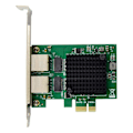 Miniatyrbilde 4 av 5: PCIE X1 82571 Gigabit Server Nettverkskort PCIE Ethernet Nettverkskort Dual Port RJ45 Ethernet Adapter