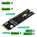 Pikkukuva 3 / 5: M.2 NGFF A+E -avain WiFi/Bluetooth-kortti M.2 -avain M -sovitinkorttiin Intel AX200/AX201/AX210 -kortille