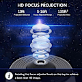 Miniatyrbilde 4 av 5: Ny 13 i 1 Planetarium Galaxy Stjerneprojektor Nattlys HD Stjerne Aurora Projektorlampe for Barnerom Hjemmefest Dekor