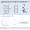 Miniatyrbillede 4 af 5: Fjernbetjening Sidevender Ring til, Bluetooth E-Reader Controller, Kameraudløser D07 Pro