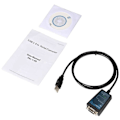 Pikkukuva 3 / 5: Iocrest USB 2.0 -sarjaporttiin -232 DB9 9-nastainen sovitinmuunninkaapeli sirusetti Pituus 1m USB RS232:een Supp