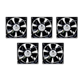 Miniatyrbillede 1 af 5: 9025 DC 12V 0.6A AUB0912VH Computer CPU Køleventilator 90X90X25mm 4 Wire Connector PWM Temperaturstyring