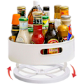 Miniatyrbild 1 av 5: Lazy Susan Swivel Spice Rack, Vit (Liten)