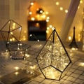 Miniatyrbillede 3 af 5: 20 stk. 1M 10 LED'er Batteri LED-lyskæde Kobbertrådslyskæde til soveværelser, indendørs, udendørs, jul, fest, have, bryllup, gør-det-selv, varm hvid