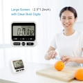 Miniatyrbild 3 av 5: Kök timer lärande nedräkning, LCD digital svart