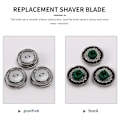 Miniatyrbilde 4 av 5: 3 stk. Erstatningshode for barberhøvel HQ64 for PT726 PT725 PT720 PT710 PT715 PT725