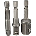 Miniatyrbillede 3 af 5: Firkantdriver Hex Power Borebit 1/4 3/8 1/2-tommer 3 stk. Power Bore til Stikadapter Ekstra Lang Adapter