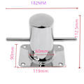 Miniatyrbilde 2 av 4: Rustfritt stål krysspullert, maskinvare for fritidsbåter - 120*90mm, 1 stk