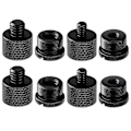 Miniatyrbild 1 av 5: 8st Mikrofonstativ Gängadapter Set, 5/8 Hona till 3/8 Hane och 3/8 Hona till 5/8 Hane Skruvadapter T