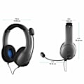 Miniatyrbillede 3 af 4: Casque PDP LVL40 Grå til PS4 - Kablet headset med aktiv støjreduktion