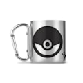 Miniatyrbillede 1 af 2: Campingkop - Pokemon - Pokebold - Rustfrit stål - 220ml - Grå