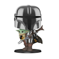 Pikkukuva 2 / 2: Funko Pop! StarWars: Mandalorian-10" Mand.W/Chrome Flerfärgad