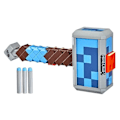 Miniatyrbillede 1 af 5: Nerf Minecraft - HASBRO - Stormlander Dart Throwing Hammer - 3 Dart Kapacitet