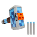 Miniatyrbillede 2 af 5: Nerf Minecraft - HASBRO - Stormlander Dart Throwing Hammer - 3 Dart Kapacitet
