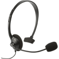 Miniatyrbillede 1 af 3: Konix Headset Mikrofon Monaural jack 3,5 mm PS-100 til PS4 - Kablet lydstyrkekontrol, Kablet, Teleskopbom
