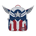 Miniatyrbillede 1 af 3: Mini Rygsæk - FUNKO - Captain America - Vegansk Læder - Mobile Vinger - 12 tommer