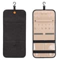 2-pack smyckesresefodral, smyckesreseorganisatör, hängande (grå)