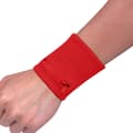 Red Sports Wristband with Grip Handle and Drawstring Closure for Running