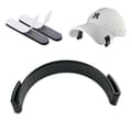 Hat Brim Bender Tool, Baseball Cap Shaper, Black with 2 Adhesive Pads