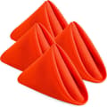 Tygnapkiner – 24-pack, återanvändbara (Orange, 43 x 43 cm) Orange