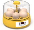 Eggklekker for klekking av egg, digital mini helautomatisk eggklekker 6 egg, innebygd LED-egglys, oppdretter for kyllinger, ender, fugler