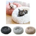 Fluffy Dog Bed / Cat Bed, Dog Bed / Cat Bed - Dark Grey DarkGrey DarkGrey 60cm - Mörkgrå