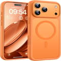 Magnetiskt skal för iPhone 17 Pro Max 6,9 tum, MagSafe-kompatibelt (Orange) iPhone 17 Pro Max