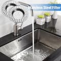 Miniatyrbillede 3 af 4: Vaskfilter, vaskafløbsfilter, vaskesi i rustfrit stål, hårfilter til brusebad, vaskegitter kompatibelt med køkken/badeværelse