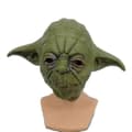 Yoda-maske latekshodeplagg cosplay-kostymerekvisitter til Halloween-fest - J