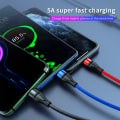 Miniatyrbild 5 av 6: 3-i-1 multikabel, USB-C/MicroUSB/Lightning, 5A, 1.2m