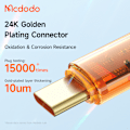 Miniatyrbild 5 av 7: McDodo CA-2112 USB-C till USB-C kabel, PD, QC4.0, 100W, 5A, 1.8m
