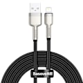 Miniatyrbild 1 av 9: Baseus Cafule USB till Lightning datakabel, 2.4A, 2m, svart