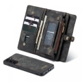 Miniatyrbild 6 av 7: CaseMe 008 Series läderfodral, Samsung S21, svart svart