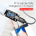 Miniatyrbild 9 av 11: Baseus 3-i-1 multiladdare, USB-C/Lightning/MicroUSB, 3.5A, 1.2m