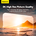 Miniatyrbild 9 av 11: Baseus SGBL100202 Crystal skärmskydd, iPhone 14 Plus/13 Pro Max