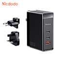 Miniatyrbild 2 av 7: McDodo CH-8101 USB-C+USB GaN väggladdare 100W, EU, svart