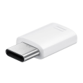 Miniatyrbild 1 av 3: Samsung originaladapter MicroUSB till USB-C, EE-GN930BW, vit vit