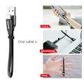 Miniatyrbild 5 av 9: Baseus CALMBJ-B01 Nimble Lightning-kabel, 2A, 23cm, svart