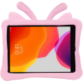 Miniatyrbild 3 av 7: Fjärilsformat barnfodral till iPad 10.2/Pro 10.5/Air 3, ljusr... rosa