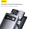 Miniatyrbild 8 av 10: Baseus BS-OH066 Metal Gleam Series USB-C hubb, 4xUSB-A