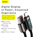 Miniatyrbild 5 av 10: Baseus Display USB-A till USB-C kabel, 66W, 6A, 2m, svart