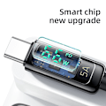 Miniatyrbild 4 av 8: McDodo CA-869 USB-C kabel med LED-display, QC4.0, 5A, 1.2m