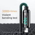 Miniatyrbild 7 av 8: McDodo CA-881 USB-C-Lightning-kabel, LED-display, QC4.0,5A,1.2m