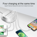 Miniatyrbild 8 av 9: Bärbar USB-laddstation med 4 uttag, PD + QC3.0 USB, 40W