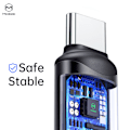 Miniatyrbild 2 av 8: McDodo OT-7700 Lightning till USB-C-adapter, 3A, svart