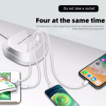 Miniatyrbild 5 av 6: Bärbar USB+USB-C-laddstation med 4 uttag, 20W PD, QC3.0, 40W