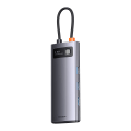 Miniatyrbild 1 av 10: Baseus BS-OH066 Metal Gleam Series USB-C hubb, 4xUSB-A