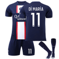 Miniatyrbilde 1 av 2: Paris Saint-Germain Messi-drakter nr. 11 Di Maria fotballdrakter for barn hjemme#28 28