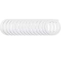 Miniatyrbillede 1 af 5: 5 stk. silikonepakninger lufttætte forseglinger ringe lækagesikre konservesforseglinger til glasbeholder White 5PCS