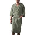 Kimono Badrock Nattkläder Sovkläder för män med 3/4-ärm Green S